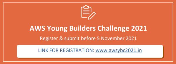 Link for Registration AWS Challenge