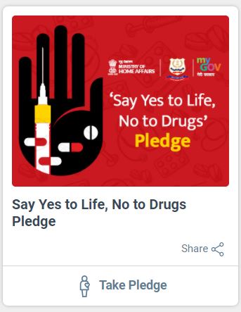 Step 2 Click on Take Pledge