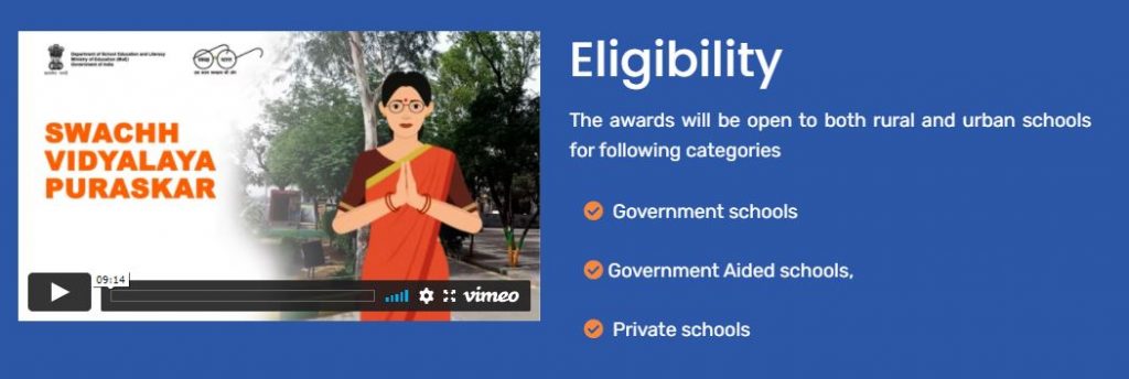 Eligibility Criteria for SVP 2021