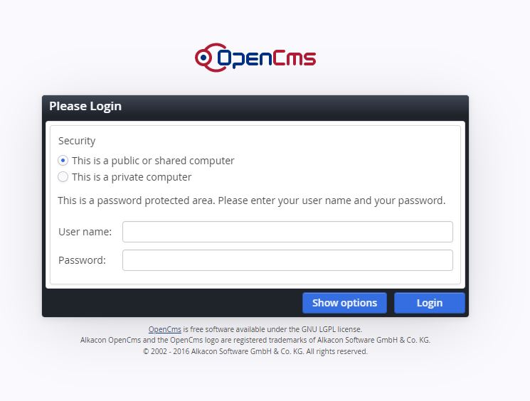 Step 2 Enter the Username and Password