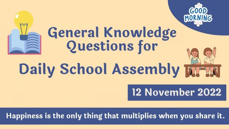 Funny Questions For School Assembly