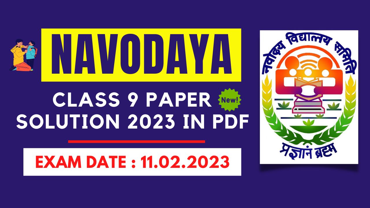 Navodaya Class Admission 2024-25 Notification And, 51% OFF