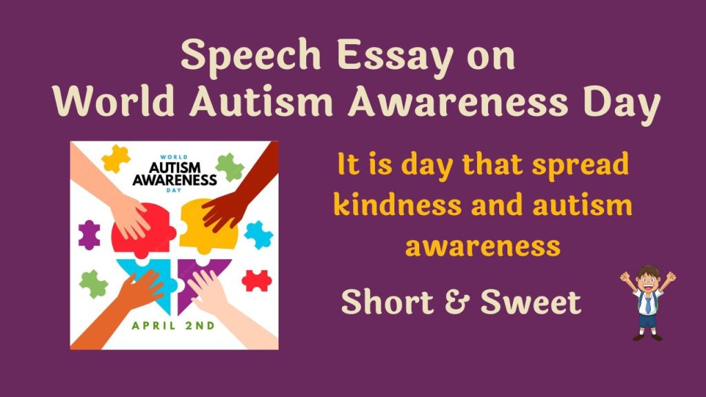 autism awareness essay