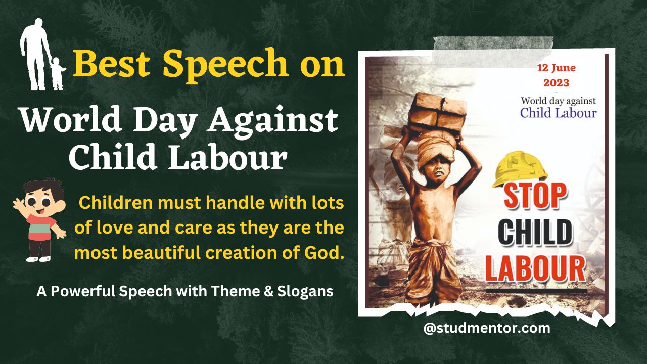 speech on world day against child labour