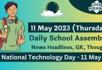 Daily School Assembly Today News Headlines for 11 May 2023