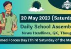 Daily School Assembly Today News Headlines for 20 May 2023