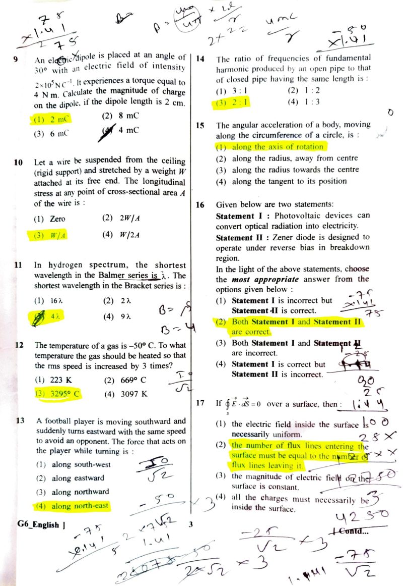 NEET (UG) 2023 Question Paper With Solution In PDF (07 May 2023)