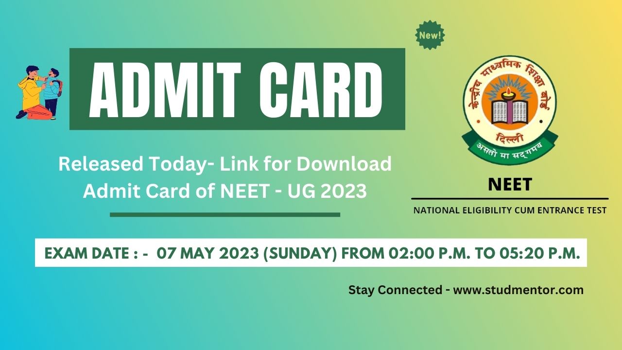 released-link-for-download-admit-card-of-neet-ug-2023