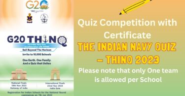 CBSE Circular - How to Participate Register in The Indian Navy Quiz (THINQ) 2023