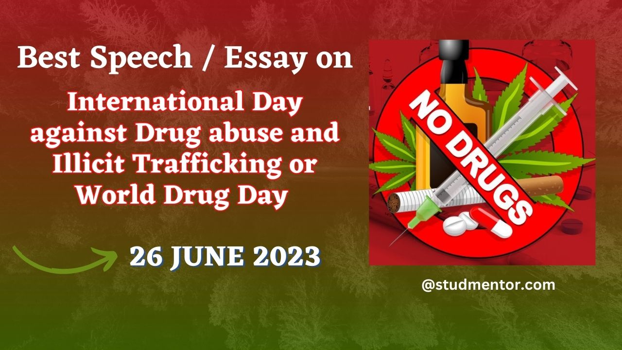 essay on anti drug day