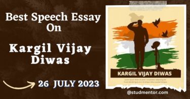 Best Speech on Kargil Vijay Diwas in English - 26 July 2023