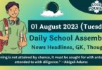 Daily-School-Assembly-Today-News-for-01-August-2023