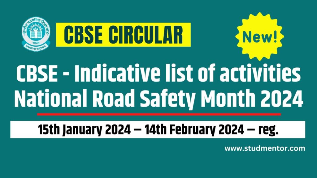 CBSE Indicative List Of Activities National Road Safety Month 2024   CBSE Indicative List Of Activities National Road Safety Month 2024 1024x576 