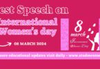 Speech on International Women's day for Students in English 2024