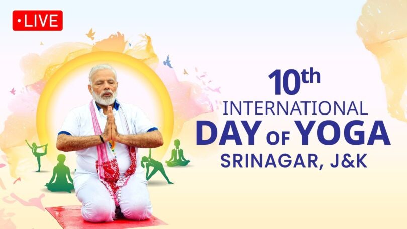 YouTube Live Link of PM Modi leads International Day of Yoga celebrations in Srinagar - 21 June 2024
